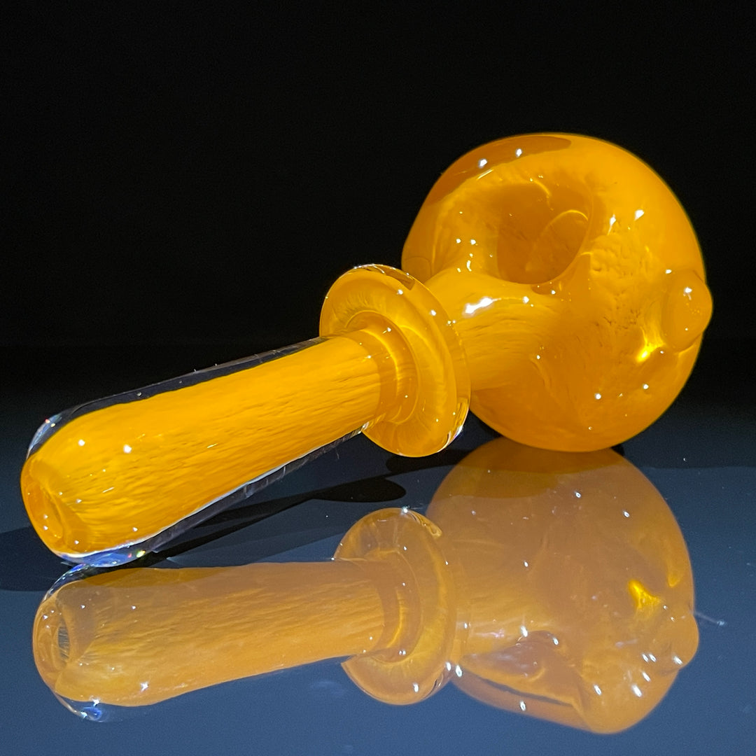 Thick Orange Frit Pipe Glass Pipe Chuck Glass