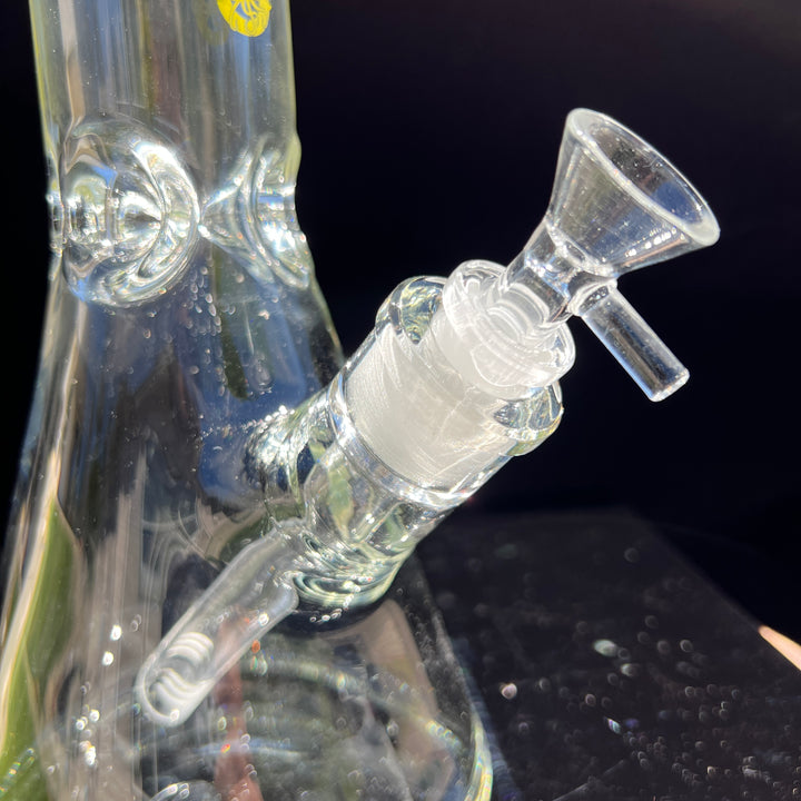 9 mm TAKO Label Beaker Bong Glass Pipe TG   