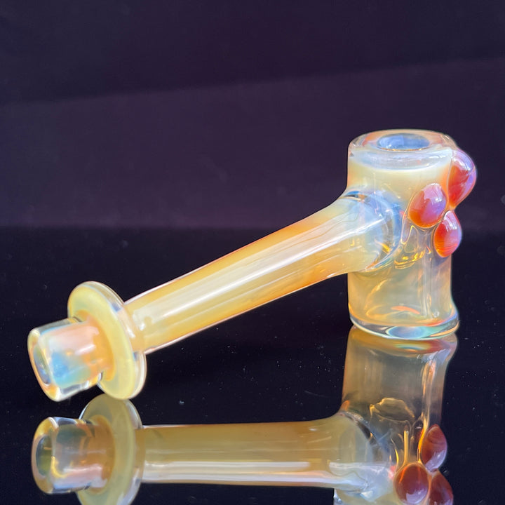 Silver Fumed Hash Hammer Glass Pipe KOP Glass   