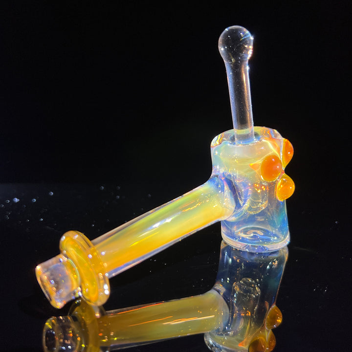 Silver Fumed Hash Hammer Glass Pipe KOP Glass   