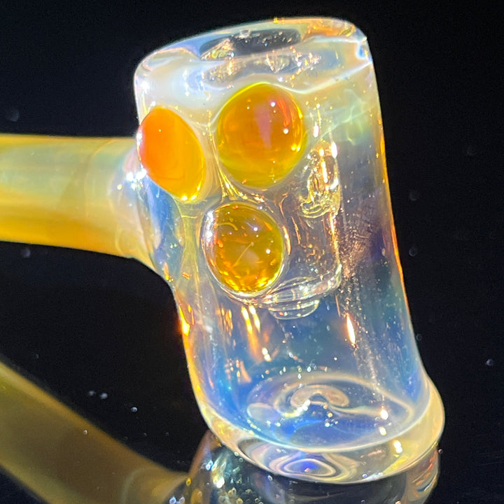 Silver Fumed Hash Hammer Glass Pipe KOP Glass   