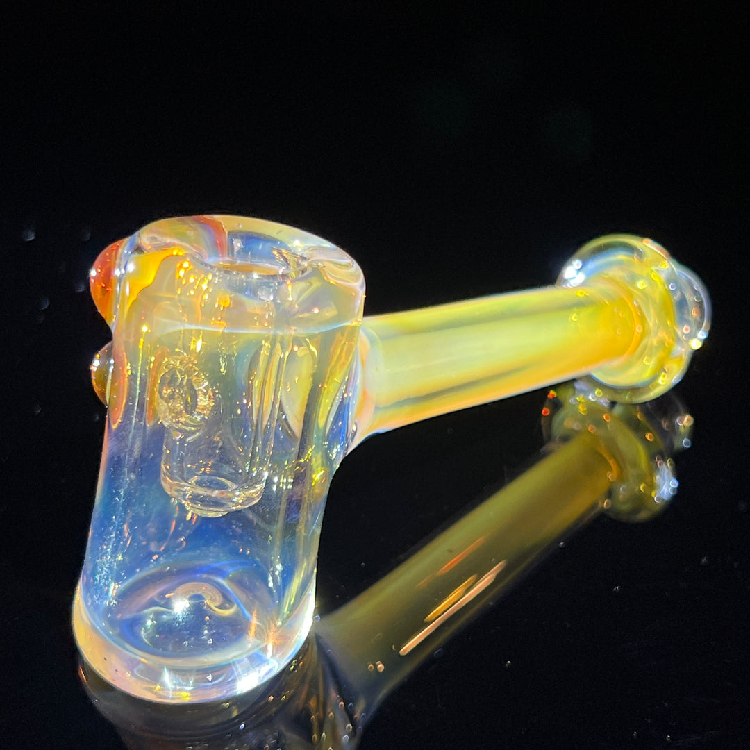 Silver Fumed Hash Hammer Glass Pipe KOP Glass   