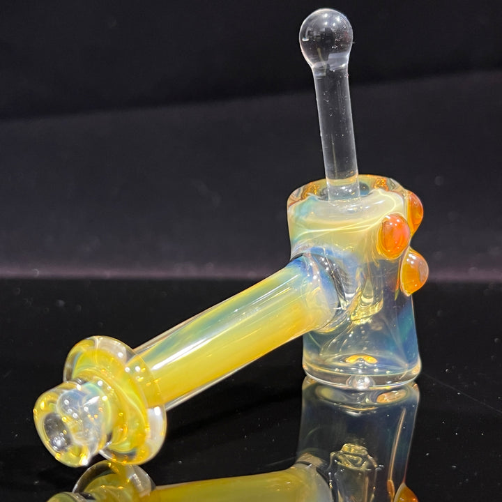 Silver Fumed Hash Hammer Glass Pipe KOP Glass   