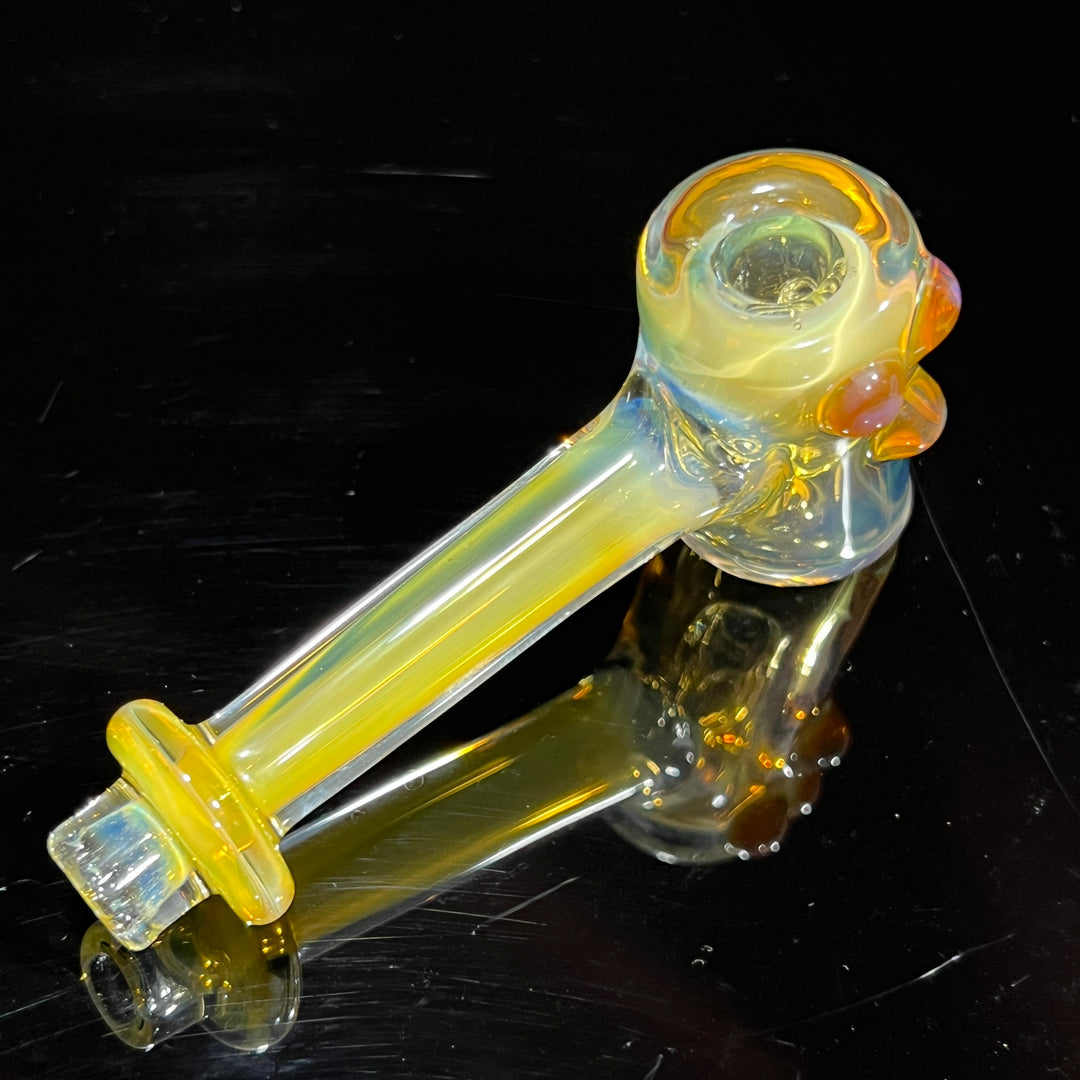 Silver Fumed Hash Hammer Glass Pipe KOP Glass   