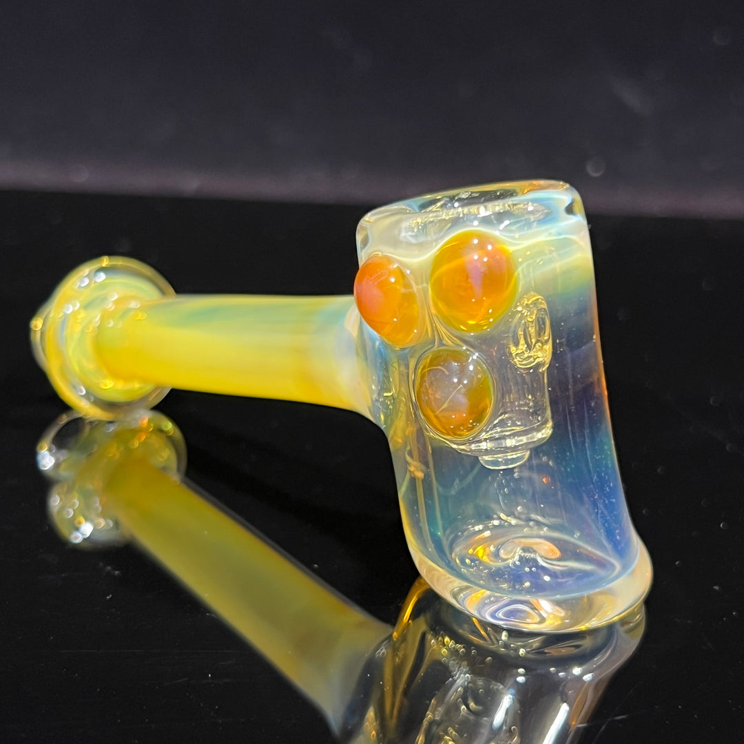 Silver Fumed Hash Hammer Glass Pipe KOP Glass   