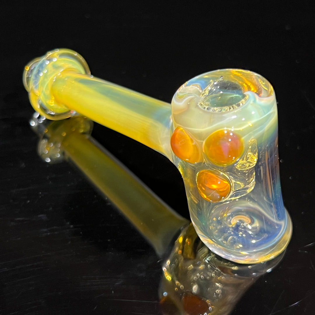 Silver Fumed Hash Hammer Glass Pipe KOP Glass   