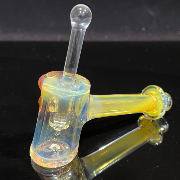 Silver Fumed Hash Hammer Glass Pipe KOP Glass   