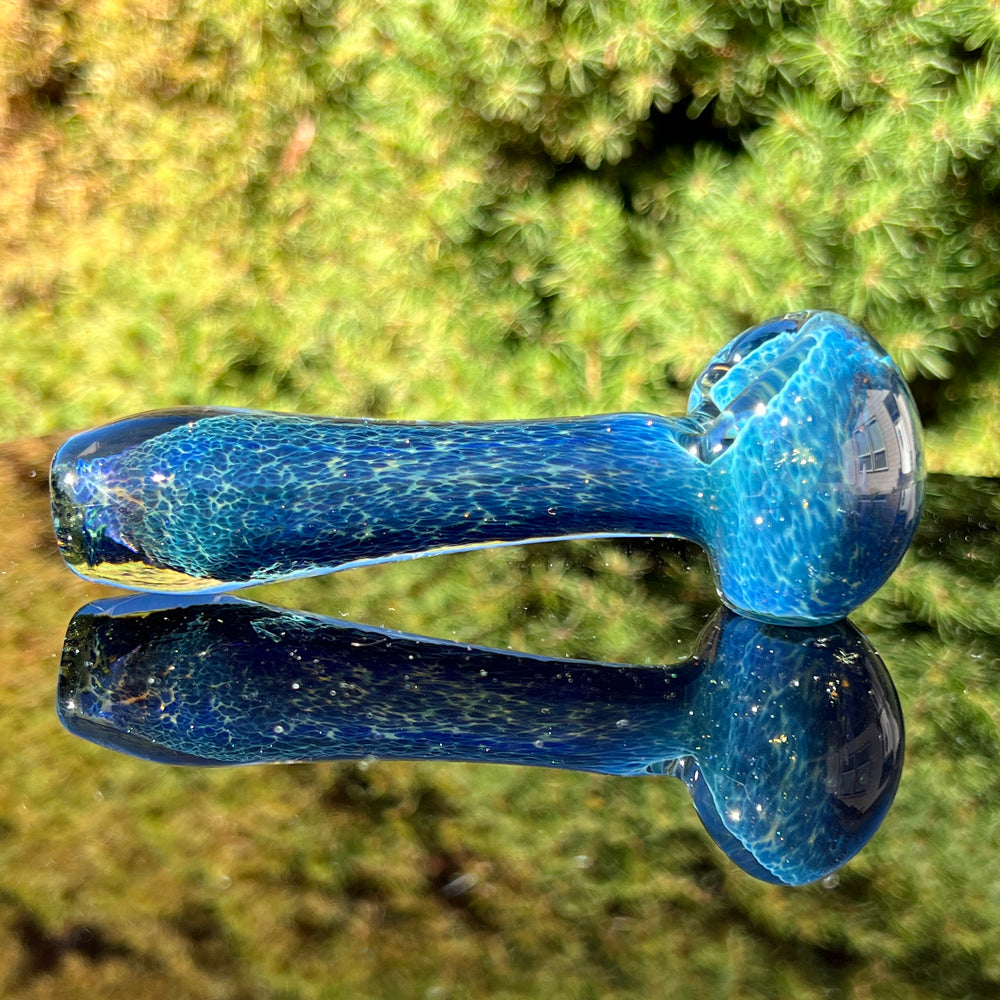 Blue Sea Sparkle Pipe Glass Pipe Beezy Glass   