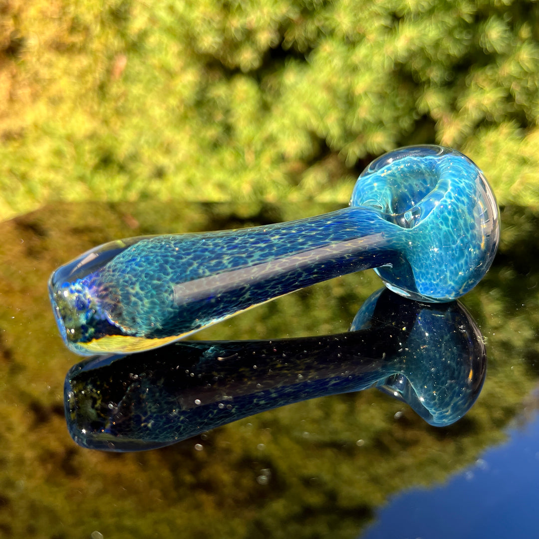 Blue Sea Sparkle Pipe Glass Pipe Beezy Glass   