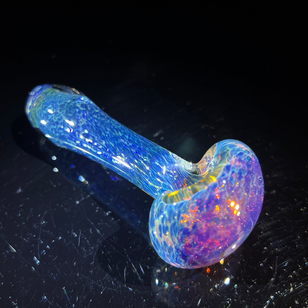 Blue Sea Sparkle Pipe Glass Pipe Beezy Glass   