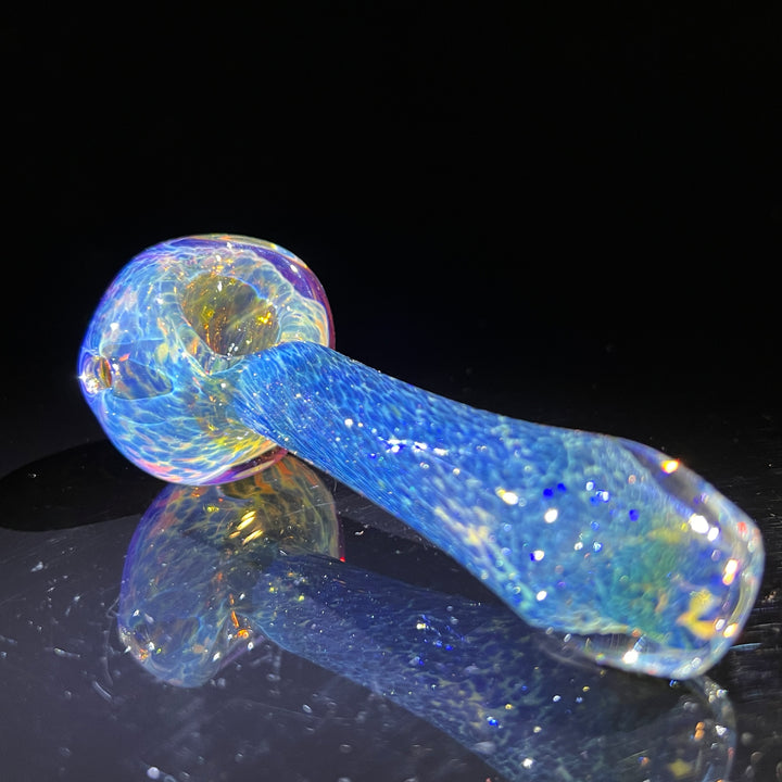 Blue Sea Sparkle Pipe Glass Pipe Beezy Glass   