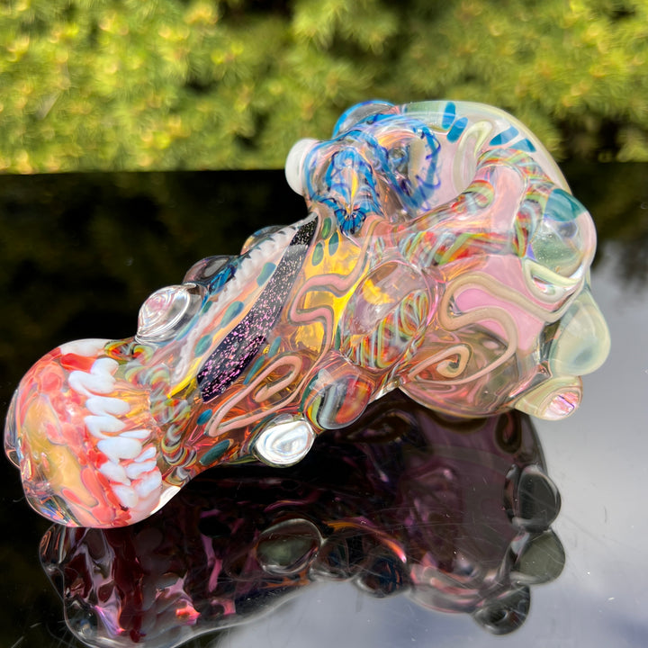 Molten Thick and Twisted Pipe 35 Glass Pipe Molten Imagination   