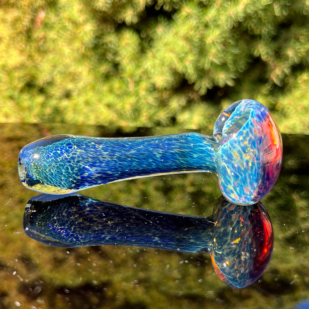 Blue Sea Sparkle Pipe Glass Pipe Beezy Glass   