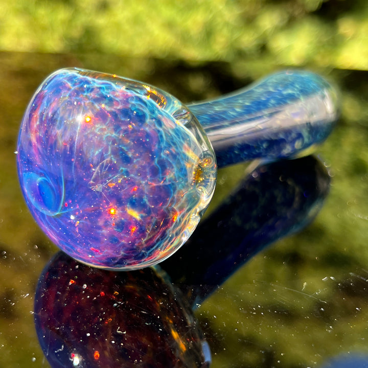 Blue Sea Sparkle Pipe Glass Pipe Beezy Glass   