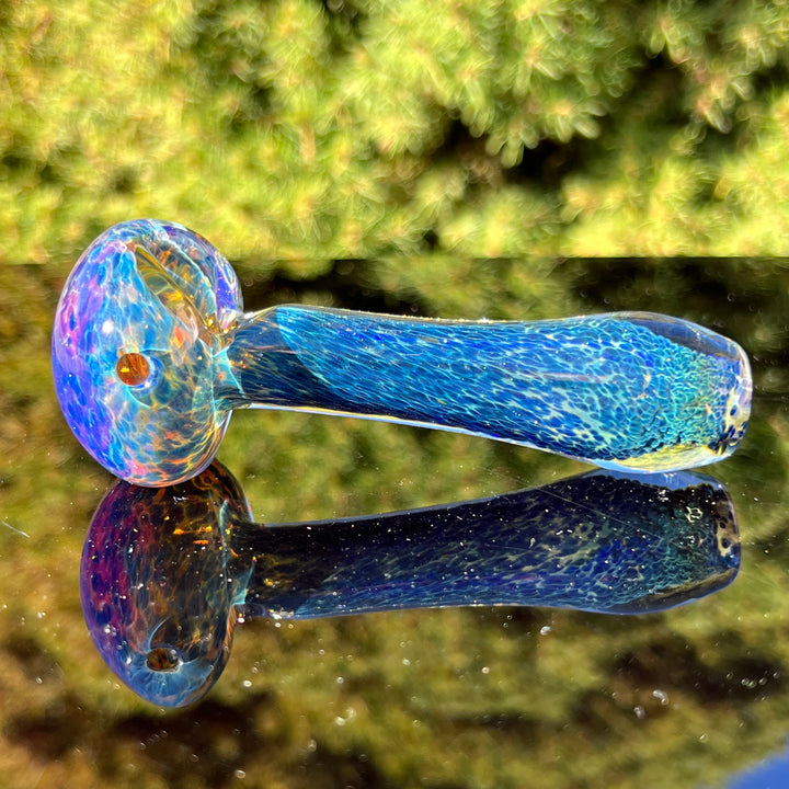 Blue Sea Sparkle Pipe Glass Pipe Beezy Glass   