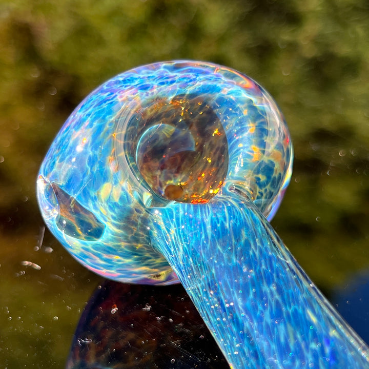 Blue Sea Sparkle Pipe Glass Pipe Beezy Glass   