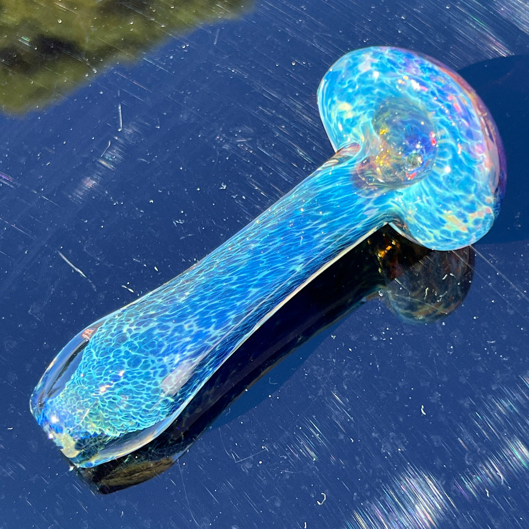 Blue Sea Sparkle Pipe Glass Pipe Beezy Glass   