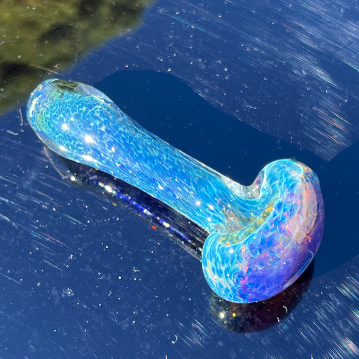 Blue Sea Sparkle Pipe Glass Pipe Beezy Glass   