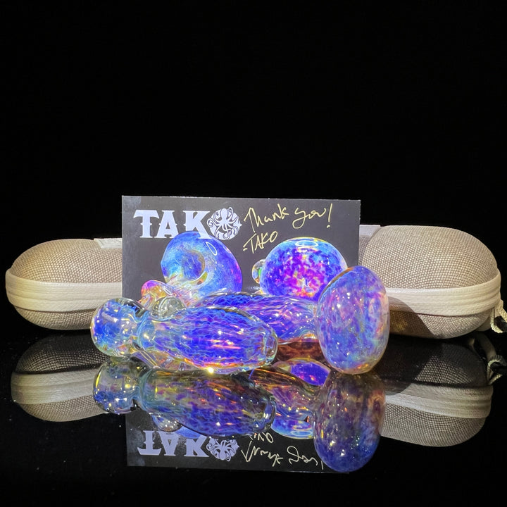 Purple Ghost Combo Glass Pipe Tako Glass   