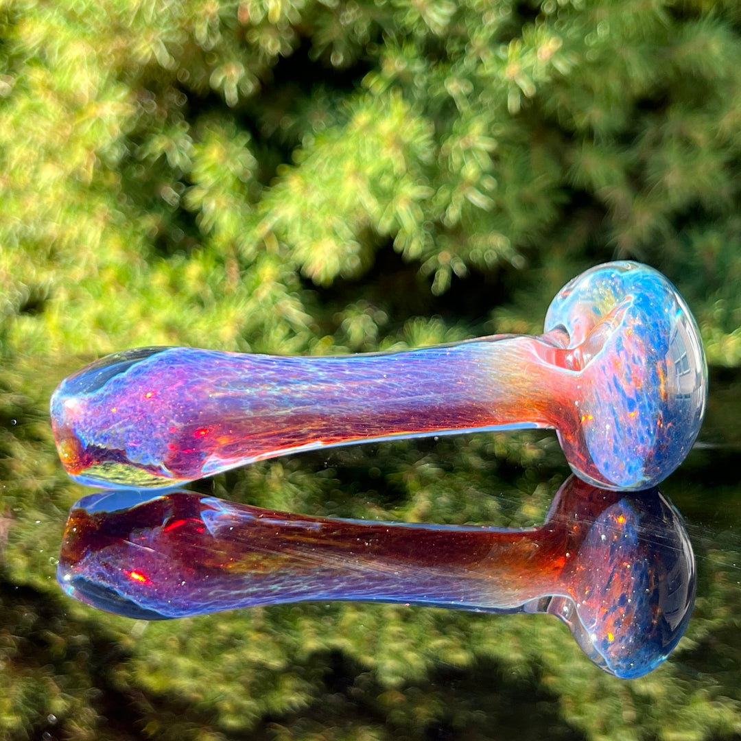 Blue Sea Sparkle Pipe Glass Pipe Beezy Glass   