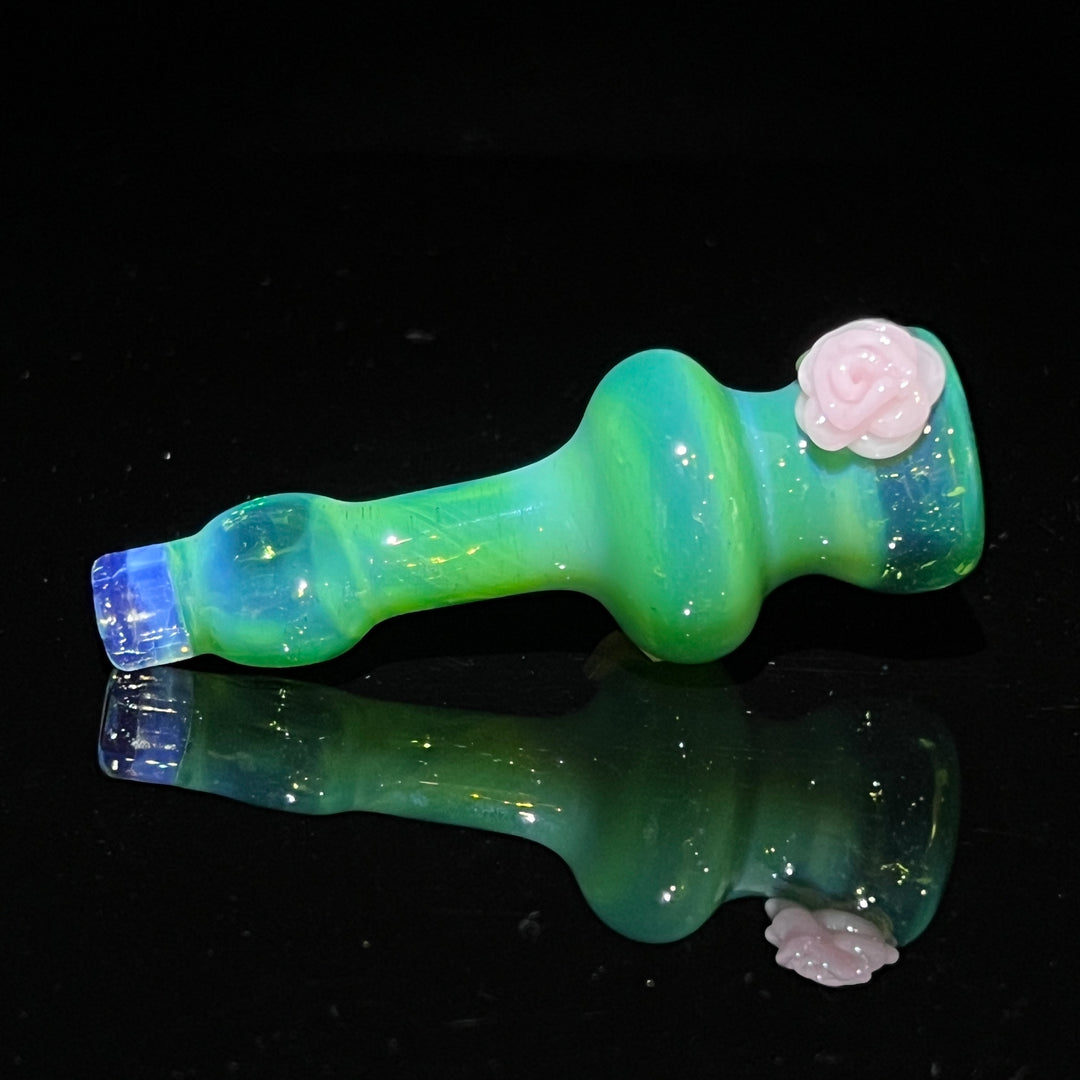 Rose Chillum 2 Glass Pipe Chillery Bogart   