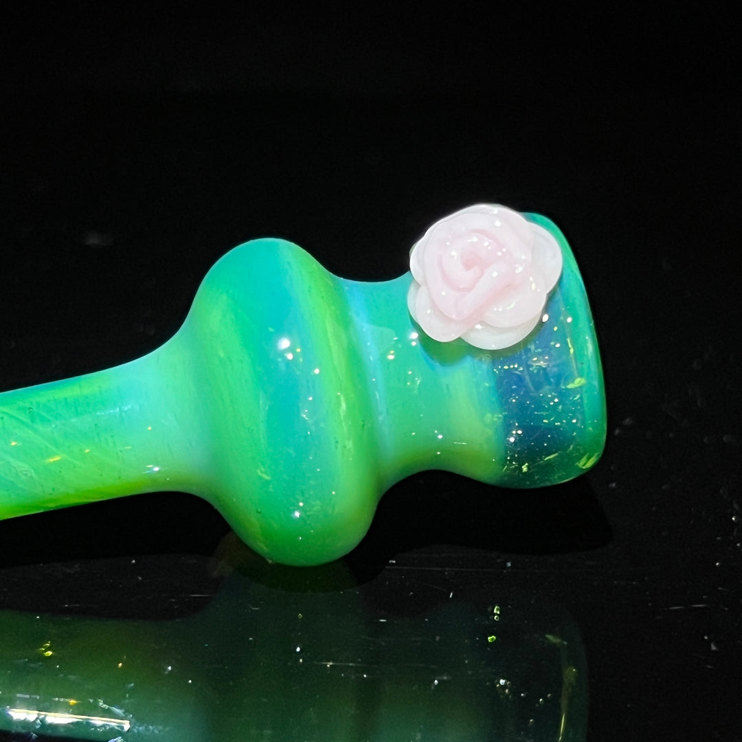 Rose Chillum 2 Glass Pipe Chillery Bogart   