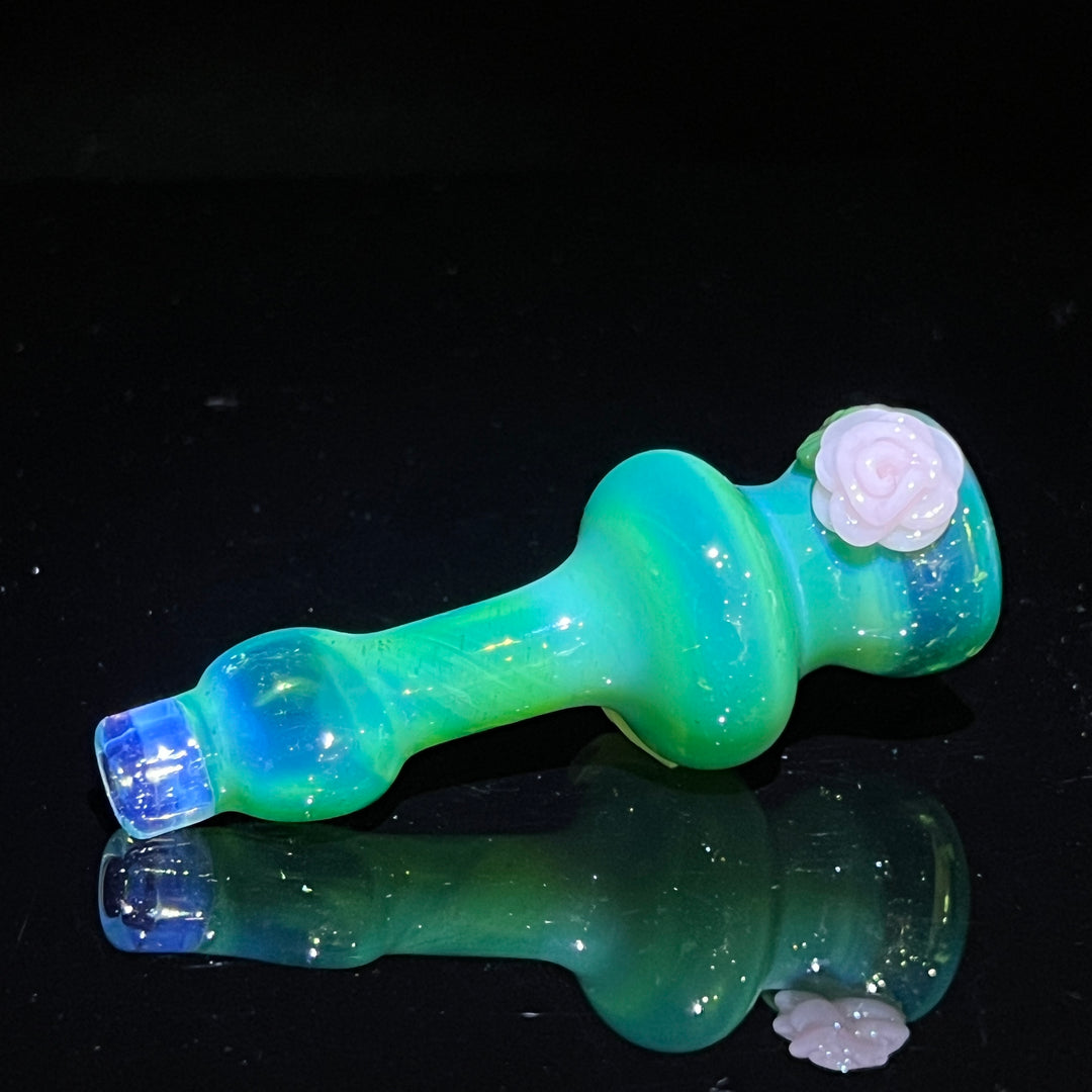 Rose Chillum 2 Glass Pipe Chillery Bogart   