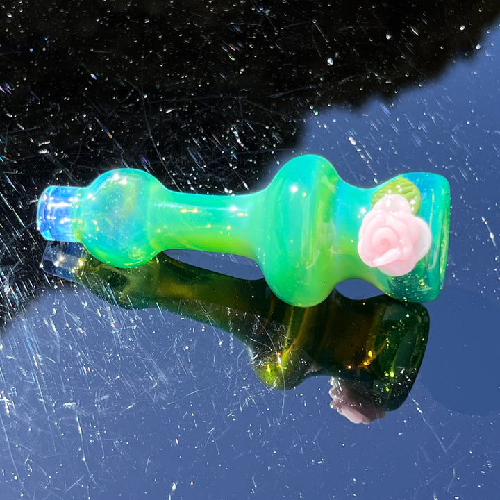 Rose Chillum 2 Glass Pipe Chillery Bogart   