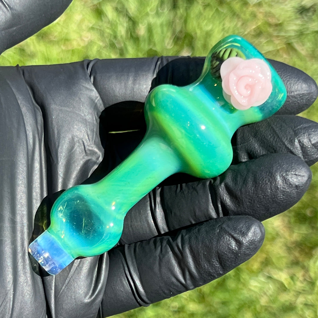 Rose Chillum 2 Glass Pipe Chillery Bogart   