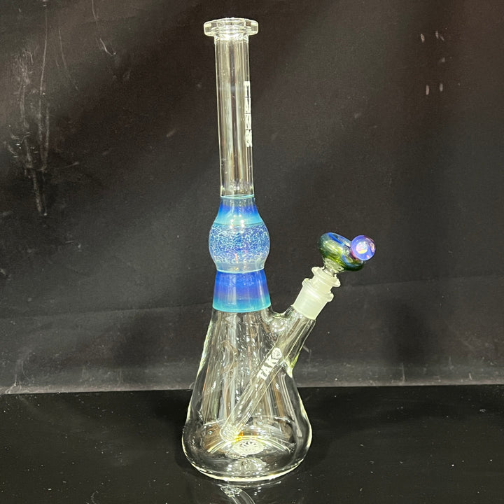 Purple Nebula Mystery Adventurine Beaker Bong Glass Pipe Tako Glass   