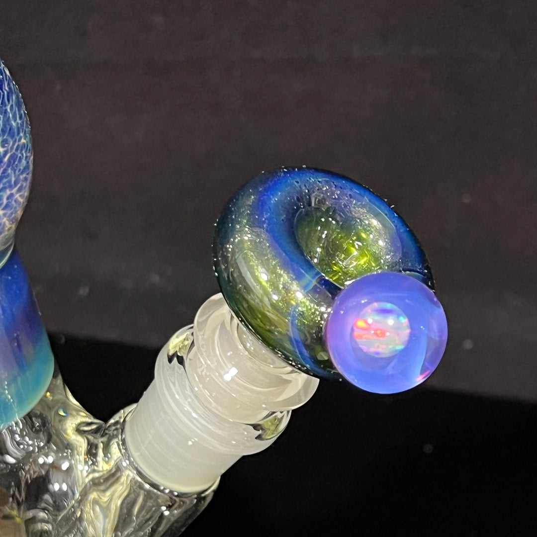 Purple Nebula Mystery Adventurine Beaker Bong Glass Pipe Tako Glass   