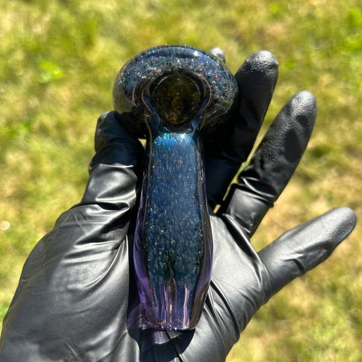 Black Plasma Nebula Combo Glass Pipe Tako Glass   