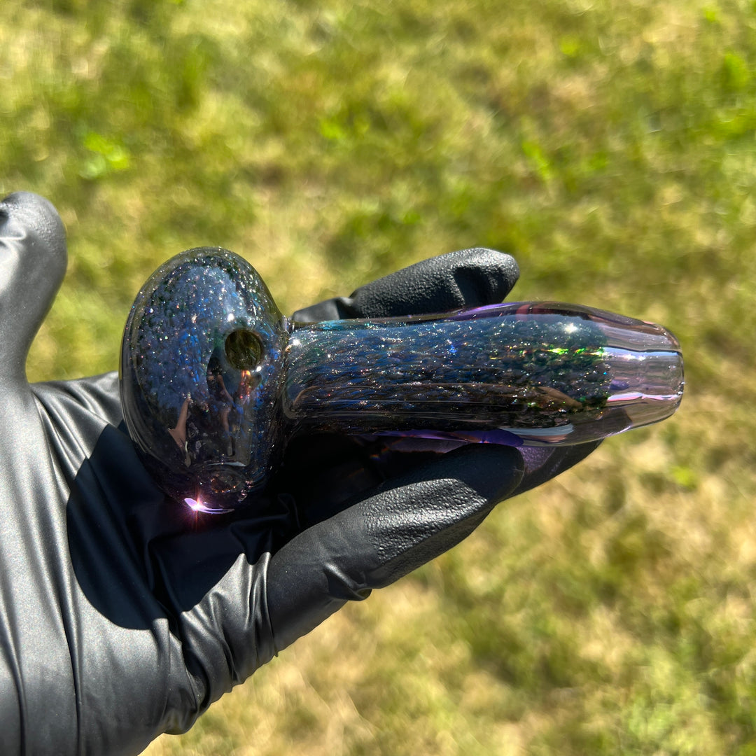 Black Plasma Nebula Combo Glass Pipe Tako Glass   