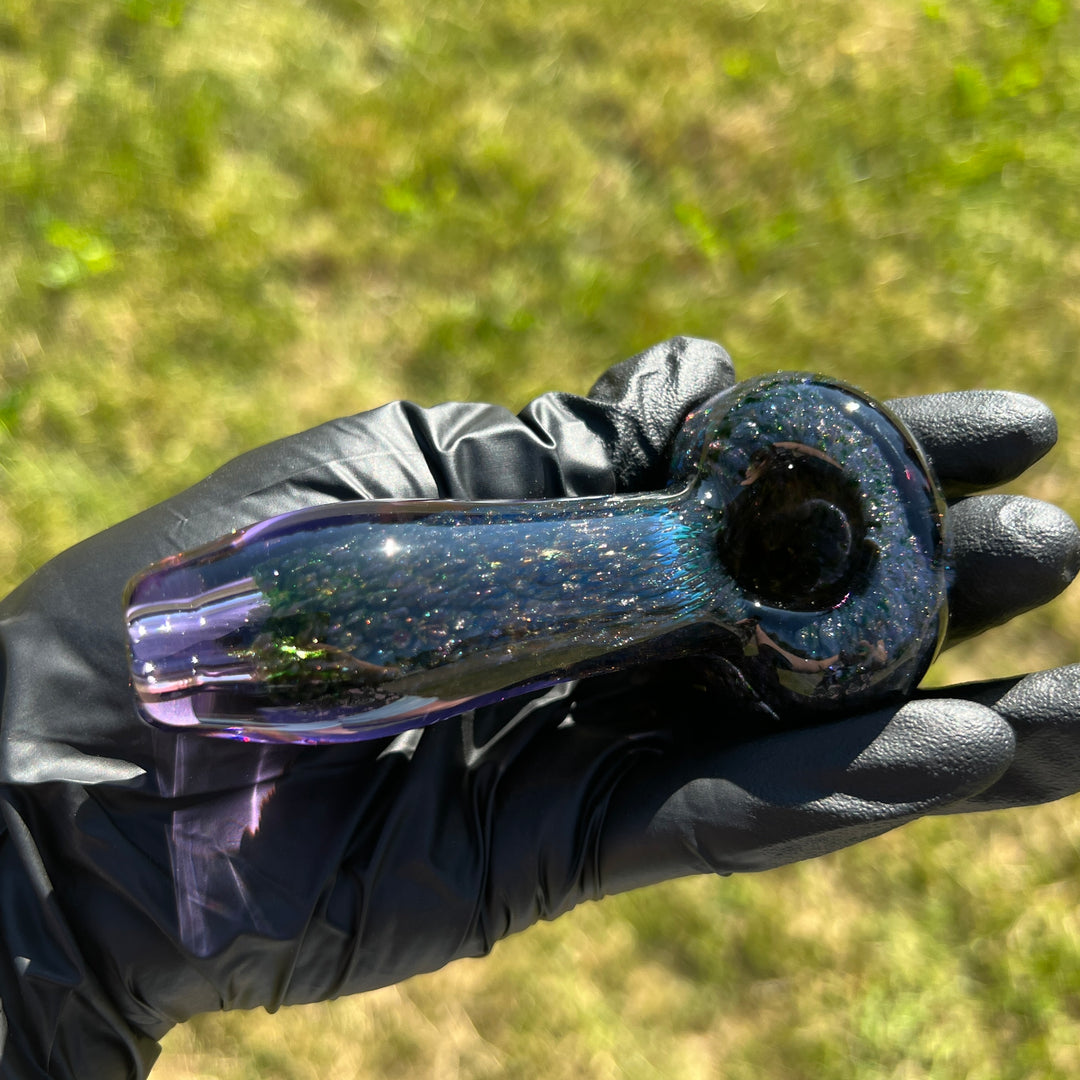 Black Plasma Nebula Combo Glass Pipe Tako Glass   