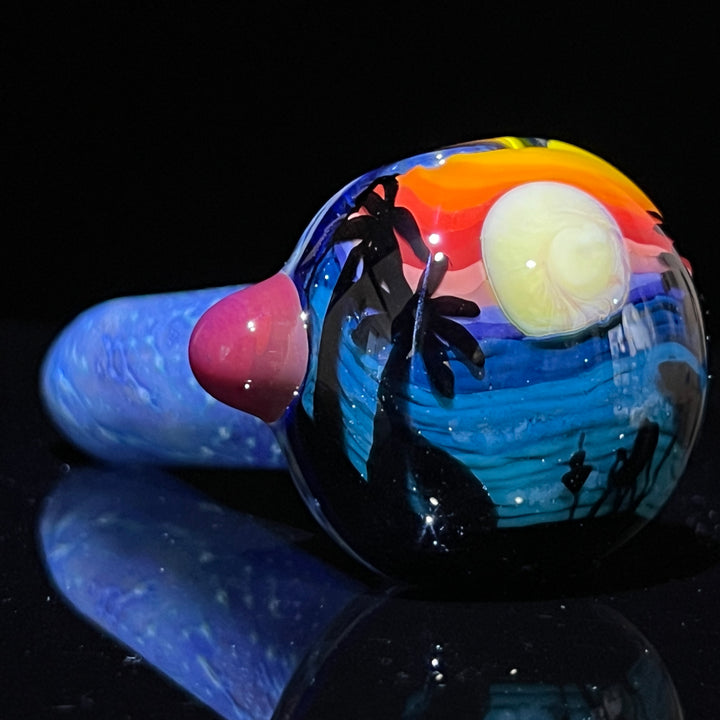 Beach Silhouette Glass Pipe Glass Pipe Chillery Bogart   