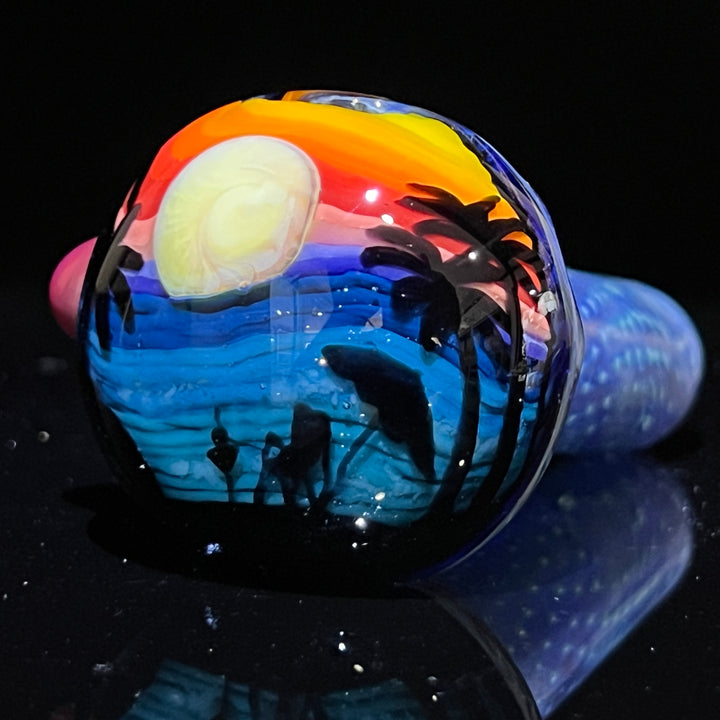 Beach Silhouette Glass Pipe Glass Pipe Chillery Bogart   