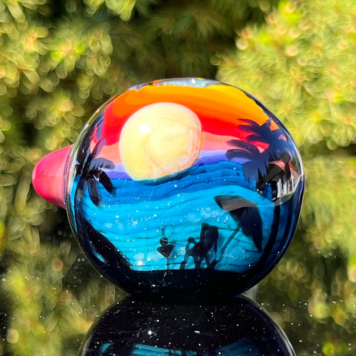 Beach Silhouette Glass Pipe Glass Pipe Chillery Bogart   