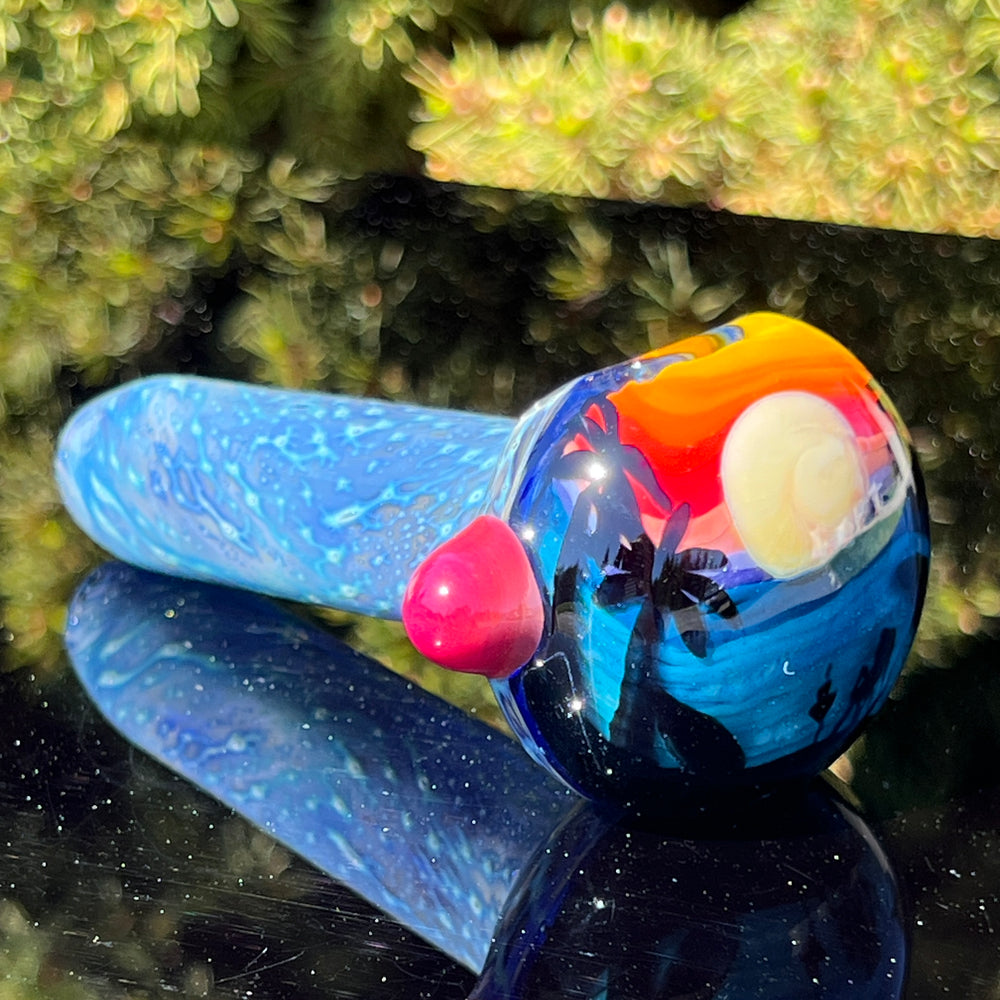 Beach Silhouette Glass Pipe Glass Pipe Chillery Bogart   
