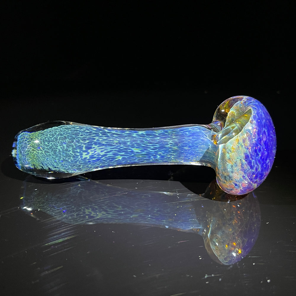 Blue Sea Sparkle Pipe Glass Pipe Beezy Glass   