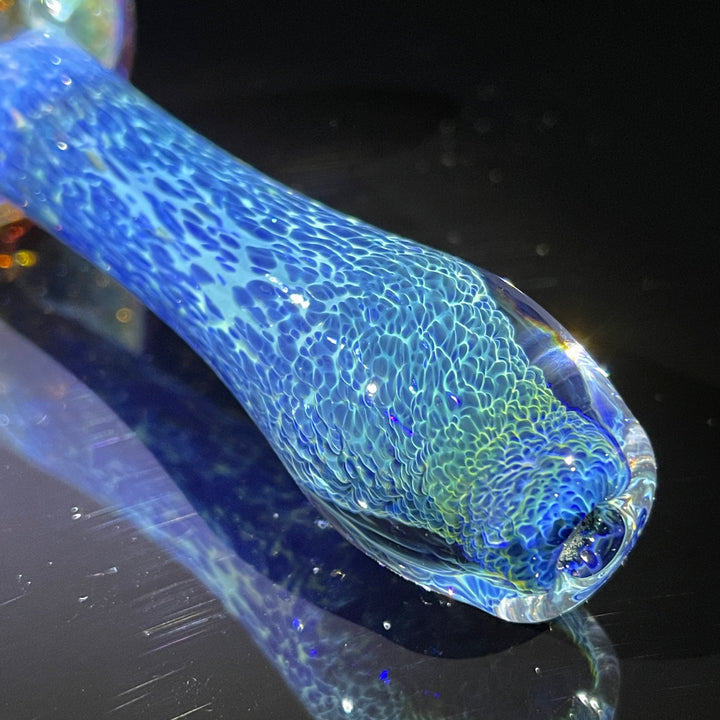 Blue Sea Sparkle Pipe Glass Pipe Beezy Glass   