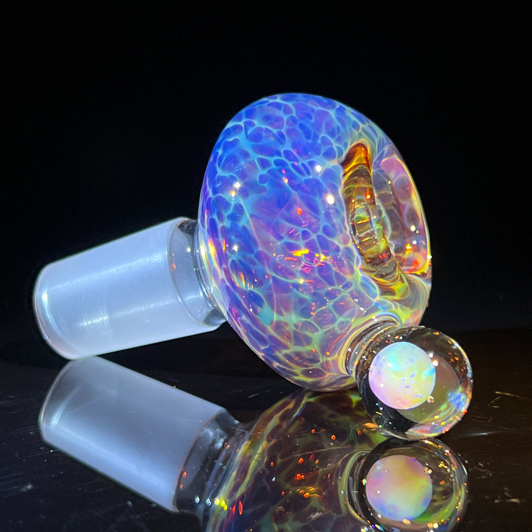 18 mm Nebula White Opal PullSlide Accessory Tako Glass   