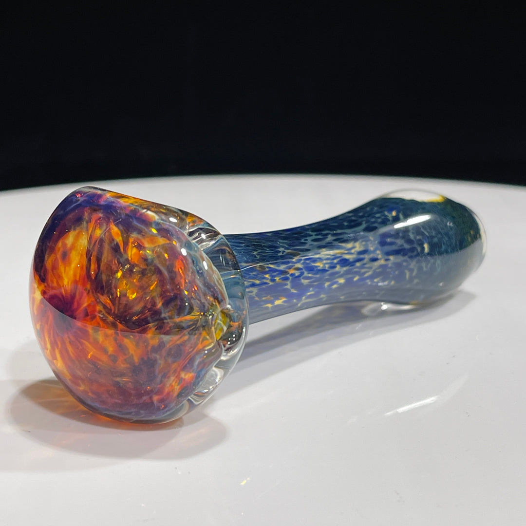 Blue Sea Sparkle Pipe Glass Pipe Beezy Glass   