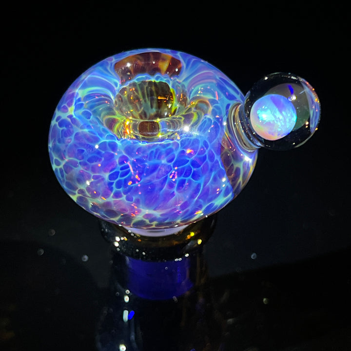 18 mm Nebula White Opal PullSlide Accessory Tako Glass   