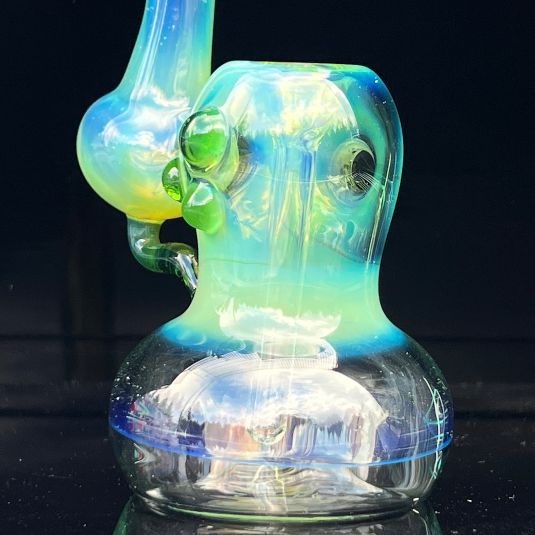 Green Apple Fume Bubbler Glass Pipe Sable Haze