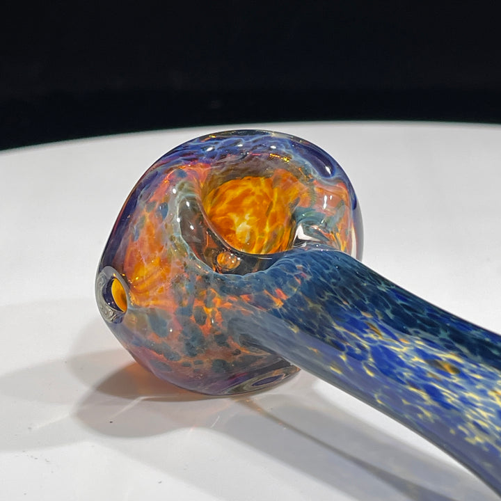 Blue Sea Sparkle Pipe Glass Pipe Beezy Glass   