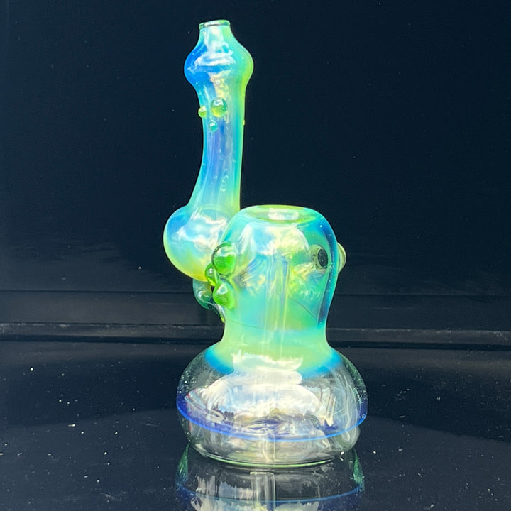 Green Apple Fume Bubbler Glass Pipe Sable Haze