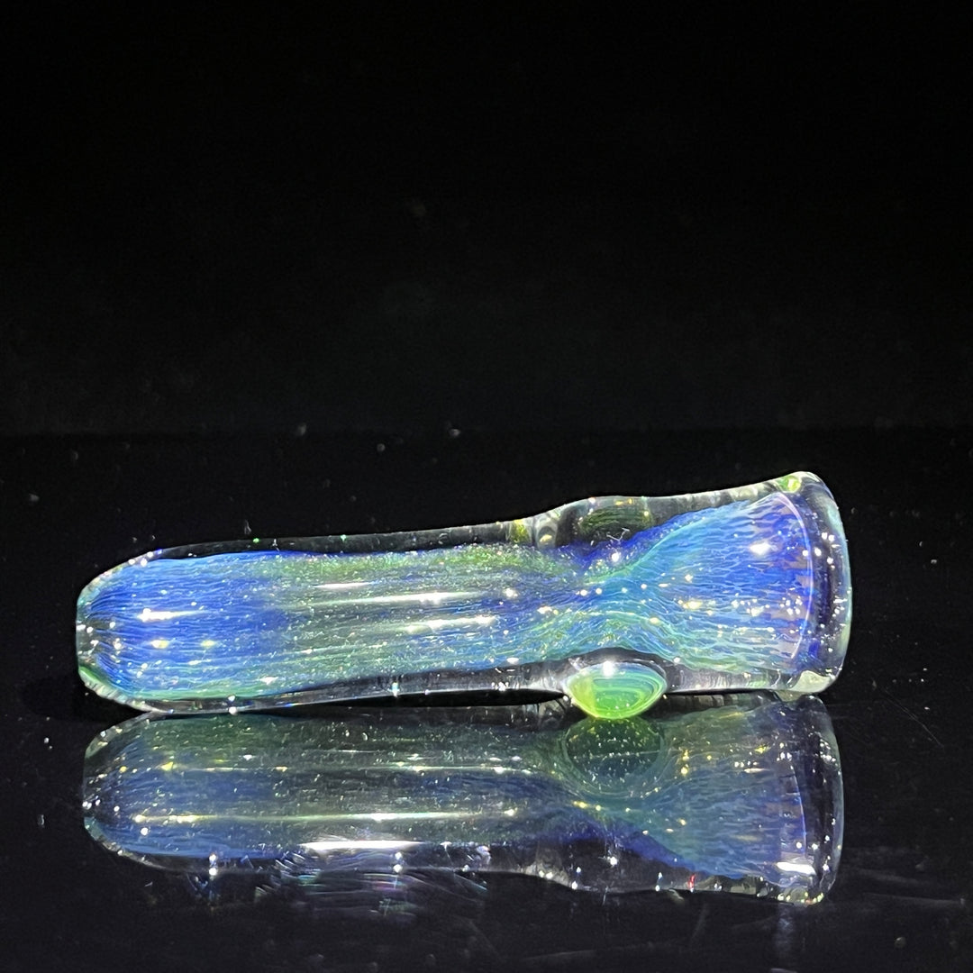 Mystery Aventurine Chillum Glass Pipe Chuck Glass   