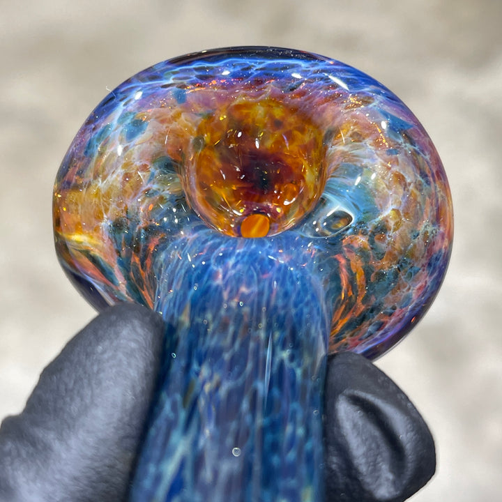 Blue Sea Sparkle Pipe Glass Pipe Beezy Glass   