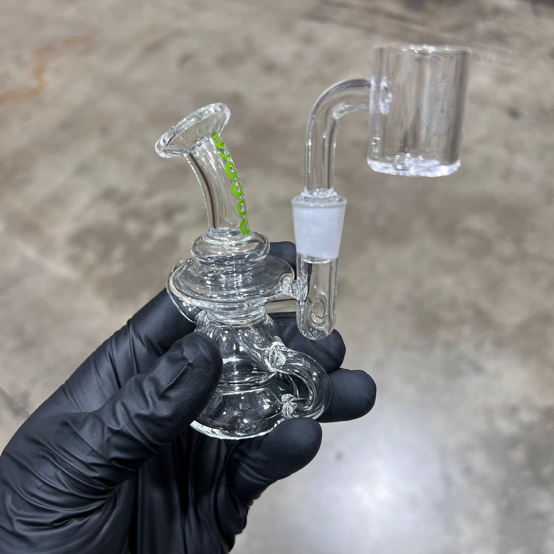 Mini Klein Rig Glass Pipe TG   