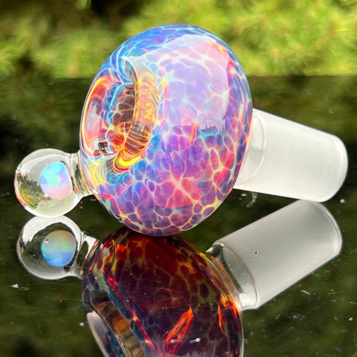 18 mm Nebula White Opal PullSlide Accessory Tako Glass   